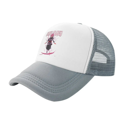 Dragon Ball Black Goku Trucker Cap Men Women Hat Sun Hat Sports Cap Adjustable Polyester Mesh Baseball Cap Summer, Produit gaming premium Fraquane