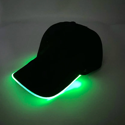 Модерна светеща бейзболна шапка с LED осветление, хип-хоп шапка за бар и клуб, флуоресцентна шапка за мъже и жени, DJ танци, парти аксесоари и костюм costume