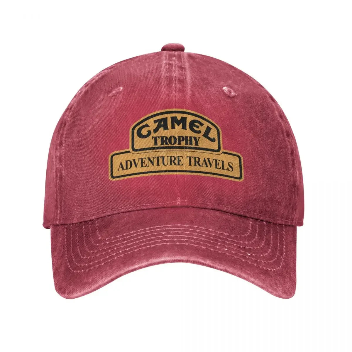 Czapka baseballowa w stylu retro Camel Trophy Racing dla mężczyzn i kobiet, z postarzanego dżinsu, z zatrzaskiem, na lato, do aktywności na świeżym powietrzu, miękka czapka bez usztywnienia