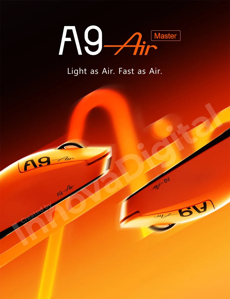 „ATK Dragonfly A9 Ultimate“ belaidė žaidimų pelė, „PAW3950 Ultra 8 kHz“ ergonomiška lengva žaidimų pelė, skirta FPS, e. sportui ir „CSGO“