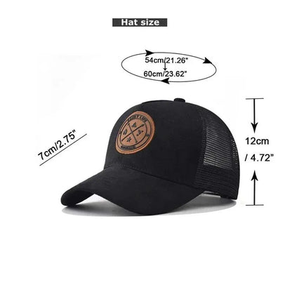Four Seasons Mesh Baseball Cap Women Men Fashion Casual Breathable Letter Icon Unisex HipHop Trucker Caps Outdoor Sports Dad Hat