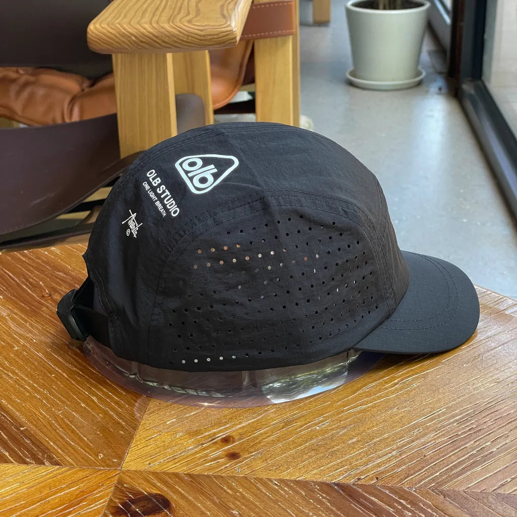 Short Brim Quick-Drying Mesh Baseball Cap - Breathable Lightweight UV Protection Sunshade, for Men Women Couples, Outdoor Hiking