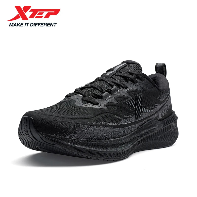 Xtep Running Shoes For Men 2025 Winter Trendy Shock Absorption Cushioning Non-Slip Comfortable Lace Up Sneakers 875419110045