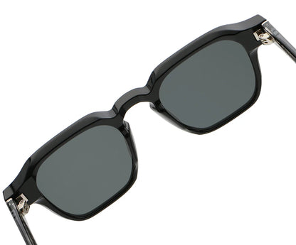 Peekaboo irregular sunglasses for women black brown retro style square sun glasses for men uv400 summer accessories 2025