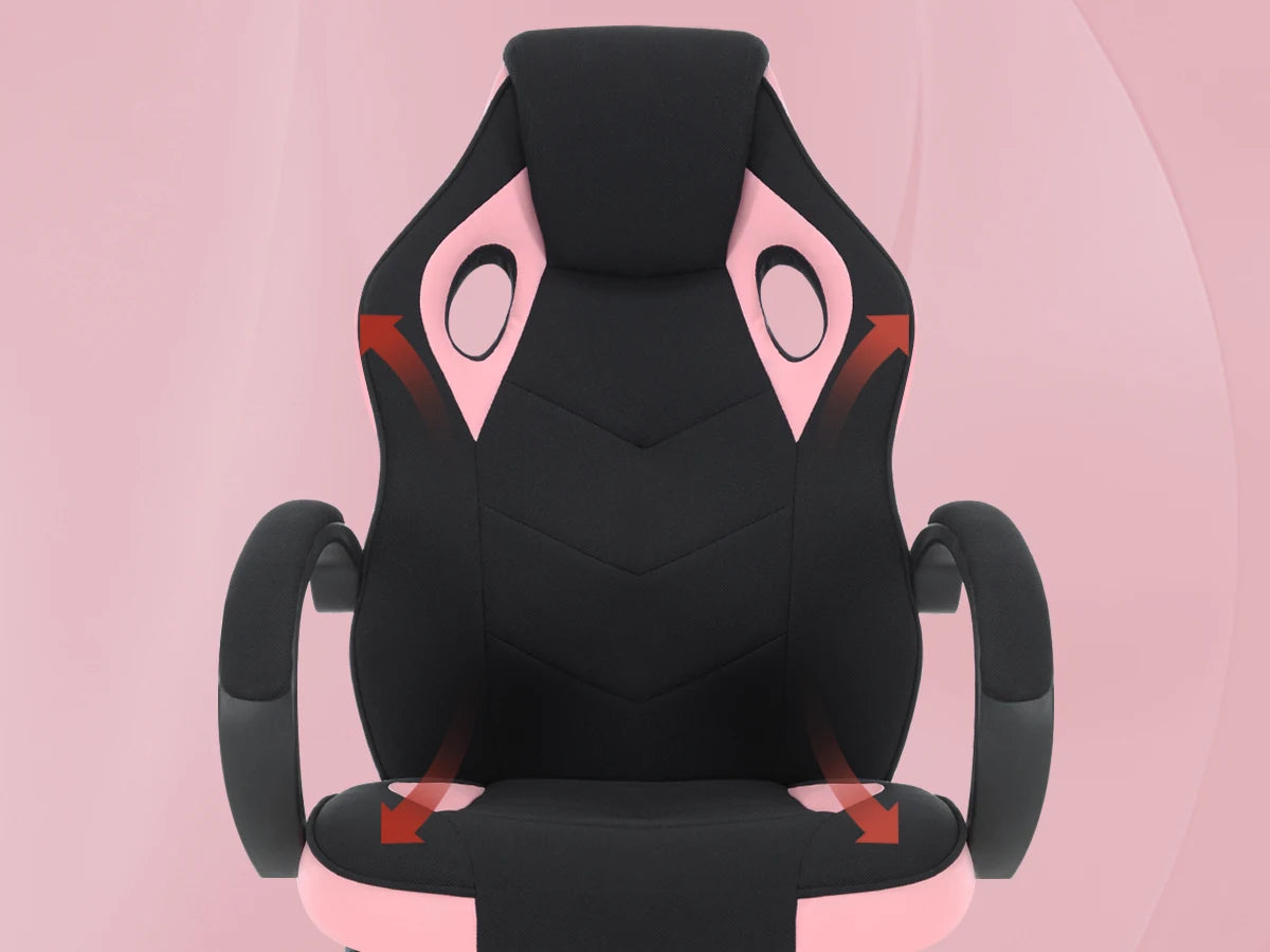 WOLTU Gaming Chair Gamer Armchair Office Computer Chair Ergonomic Design Fabric 360° Swivel Chair Adjustable Height High Back