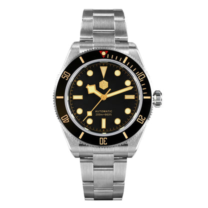 San Martin New 40mm BB58 Retro Luxury Diver Watch NH35 Automatic Mechanical Watches For Men Sapphire Luminous 20Bar Reloj SN0008