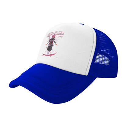 Dragon Ball Black Goku Trucker Cap Men Women Hat Sun Hat Sports Cap Adjustable Polyester Mesh Baseball Cap Summer, Produit gaming premium Fraquane