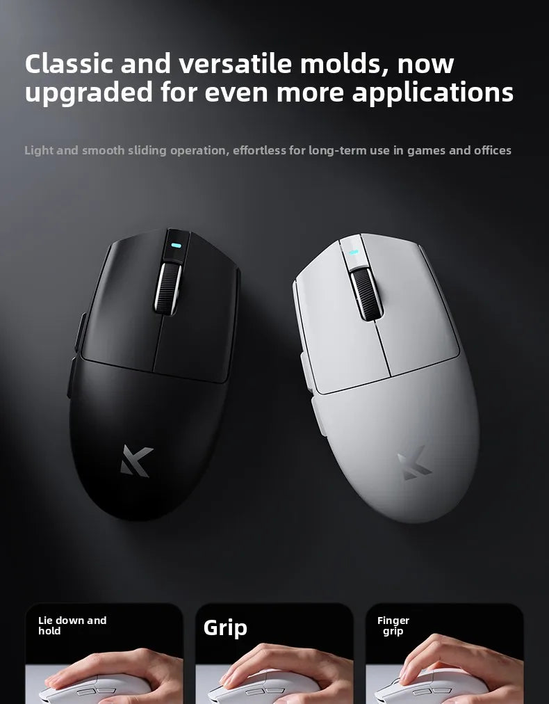 MCHOSE G3 V2 PRO Wireless Mouse Bluetooth Tri-Mode Ergonomic Gaming Mouse Lightweight Office Mouse for Laptop & PC