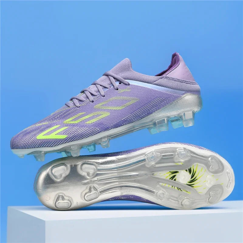 Nouvelles chaussures de football pour hommes, chaussures de futsal d'intérieur antidérapantes, crampons de match de haute qualité, chaussures de football, baskets, chaussures montantes pour terrain gazonné et extérieur