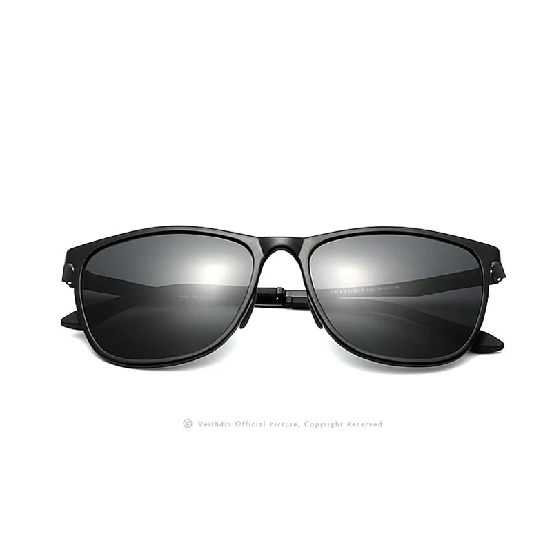 VEITHDIA Fashion Vintage Men's Sunglasses Polarized UV400 Lens Glasses Aluminum Magnesium Eyeglasses Eyewear Accessories 6623