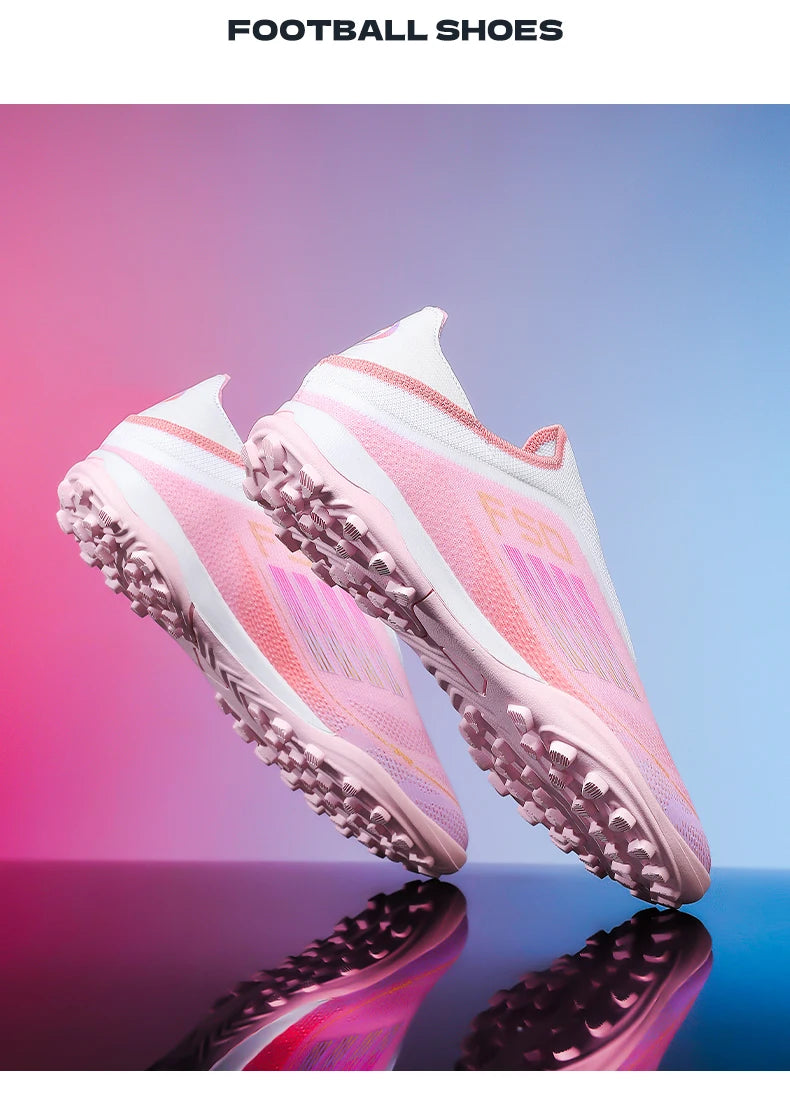 New Men Football Boots ComfortableSoccer Shoes Match Training Boys Non Slip Long Spikes Breathable Adult Cleats Outdoor Sport