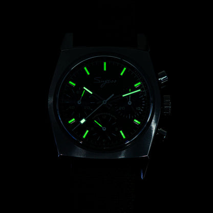 Sugess 37mm Men's Pilot Watches Original ST19 Chronograph Swanneck Mechanical Wristwatches Dome Sapphire Crystal Force Army 2024