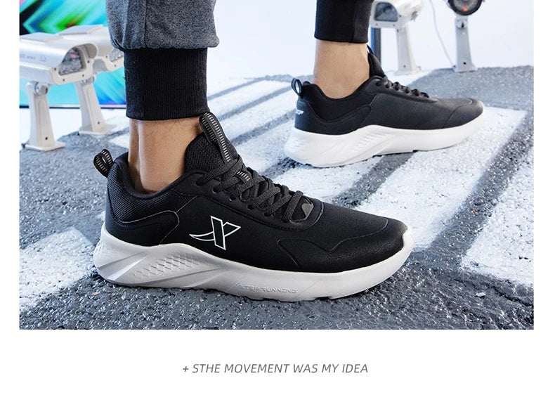 Xtep Men's Running Shoes Lightweight Surface Training Comfortable Breathable Jogging Stability Outdoor Shoes 879419110032