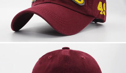 Czapka baseballowa z haftem wielkimi literami – męska letnia czapka codzienna, damska modna czapka typu snapback z bawełny, czapka z daszkiem w stylu hip-hopowym, jesienna czapka z regulowanym paskiem