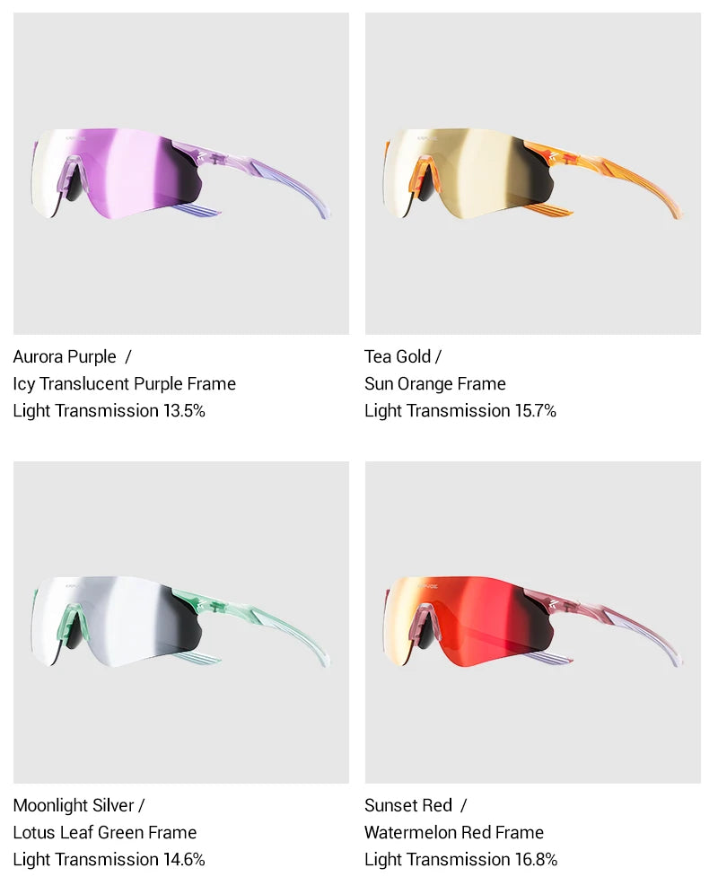 Kapvoe New Outdoor Running Cycling Glasses Bike Photochromic Sunglasses Women Eyewear Men Sports Marathon Bicycle UV400 Goggles