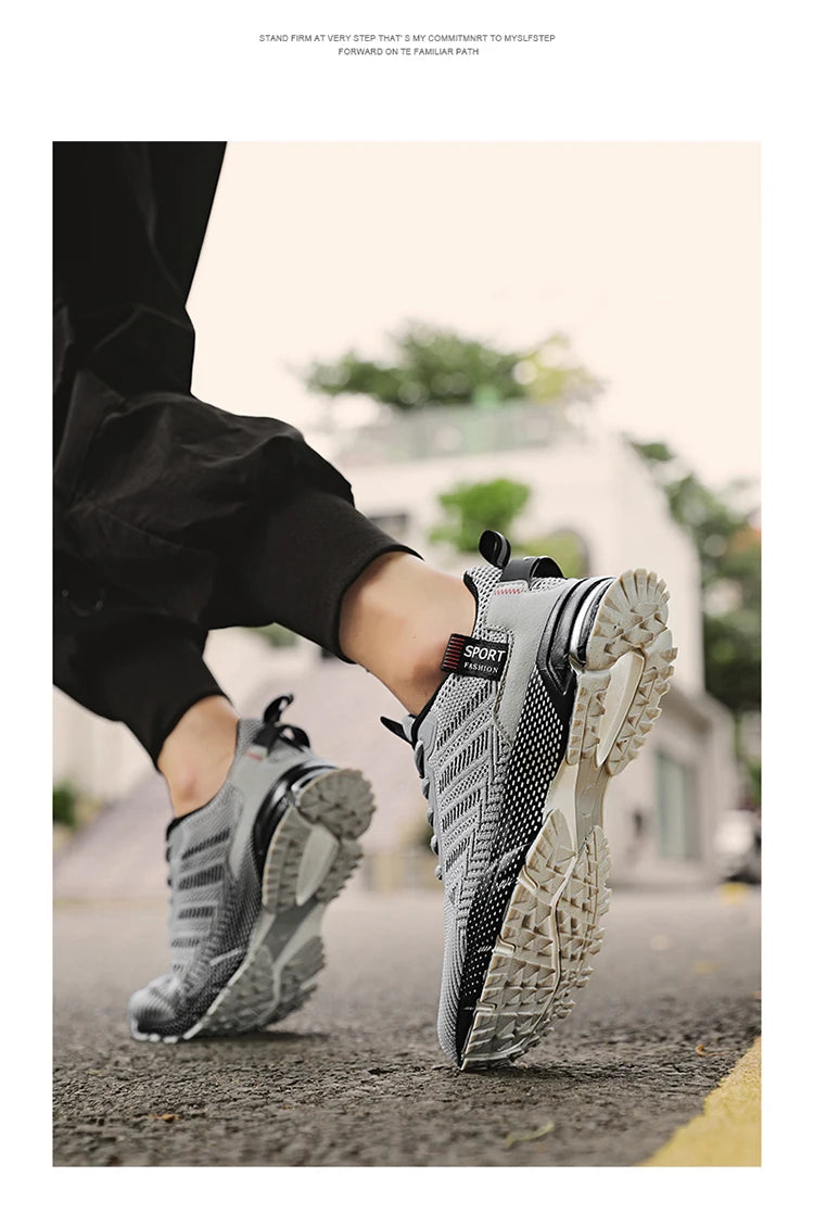 Men's Fashion Sneakers Breathable Comfortable Lightweight Walking Shoes Casual Sports Running Tennis Gym Training Shoes for Men