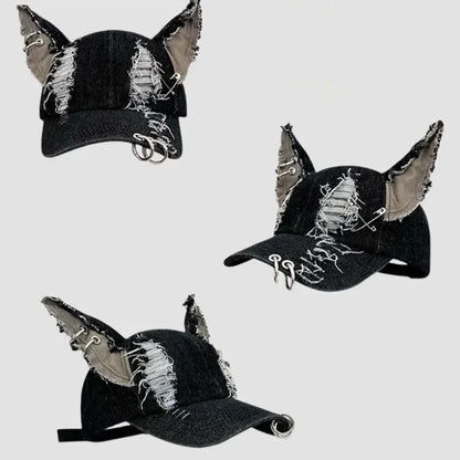 Șapcă de baseball în stil hip-hop – Pălărie de cowboy la modă, în stil graffiti și blugi, pentru femei/bărbați, accesoriu de modă unisex pentru petreceri și echipe