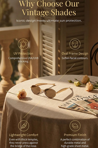 Sexy Small Oval Punk Sunglasses Women 2026 Luxury Vintage Steampunk Metal Frame Sun Glasses For Ladies Trendy Traveling Shades