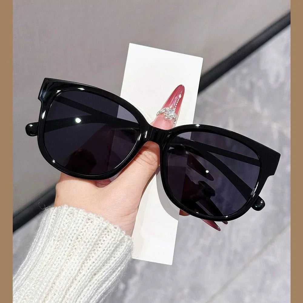 New Korean Style Square and Round Frame Casual Commuting Fashion Sunglasses for Women DS-8235