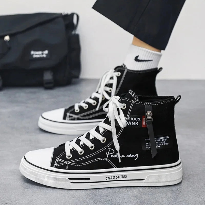 2026 Nouvelles chaussures de mode pour hommes, chaussures montantes en toile, baskets de créateur classiques, chaussures basses de tennis, chaussures décontractées d'été respirantes, Zapatos