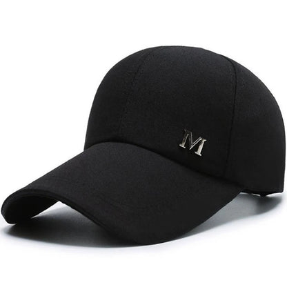 Men Women Baseball Cap Summer Cotton Hat Snapback Hip-Hop Cap Adult Sport Sun Hat Casual Long Brim Sunscreen Golf Cap