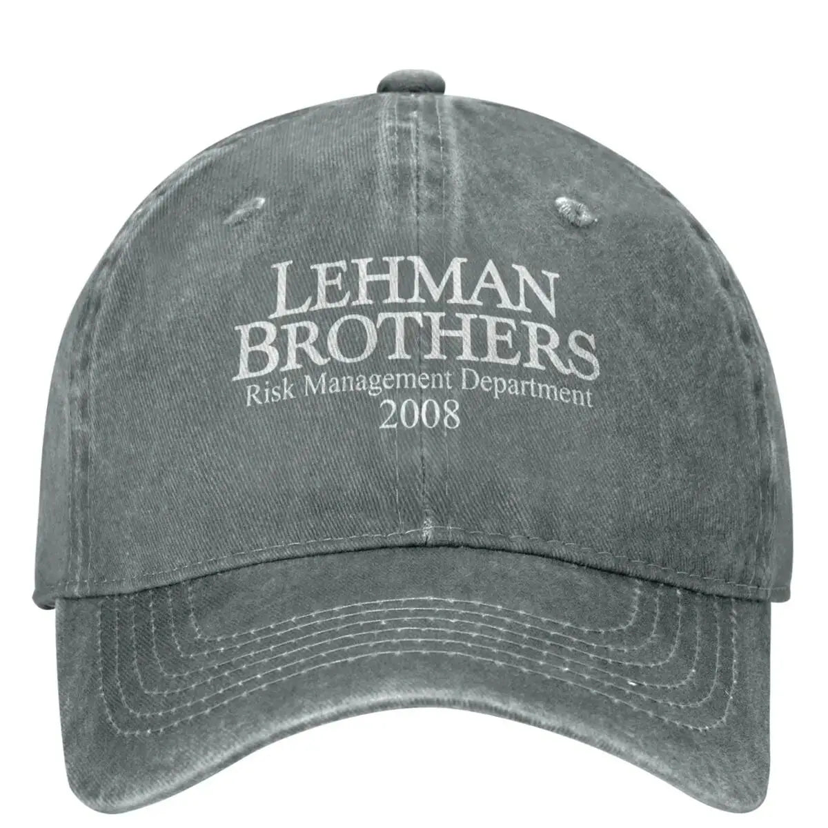 Czapka z daszkiem Lehman Brothers Risk Management – upadłość banku – czapka typu trucker – czapka tenisowa – czapka typu snapback – czapki baseballowe dla kobiet