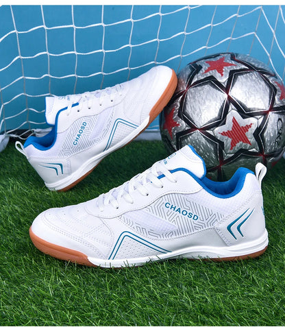 Professionelle fodboldstøvler til mænd, skridsikre futsal-træningssko, slidstærke, ultralette sneakers til udendørs og indendørs brug, unisex
