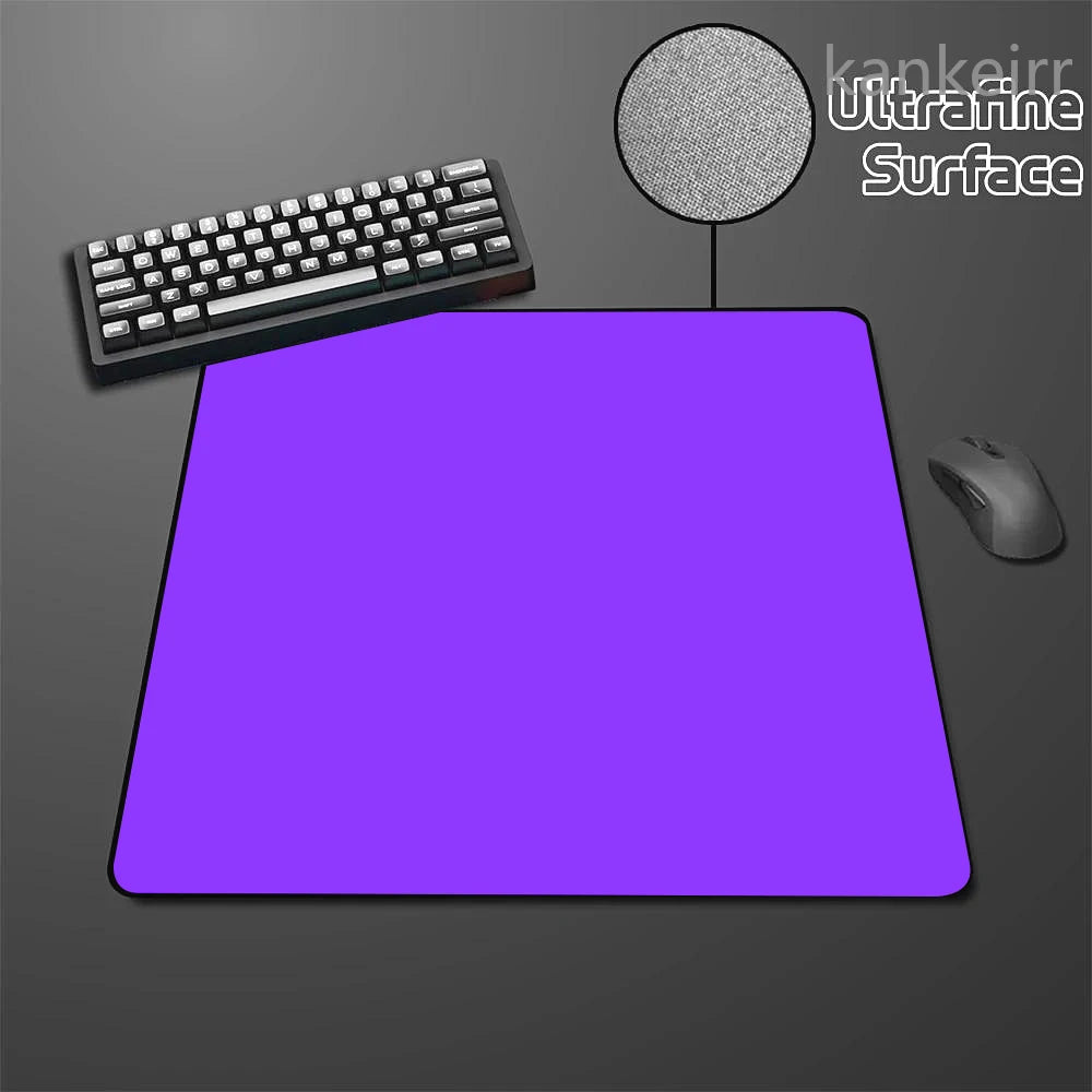 Tappetino mouse Black Speed a tinta unita, altamente elastico, con base antiscivolo, tappetino gaming premium per e-sport, superficie ultrafine, deskmat
