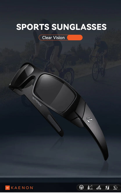 Kaenon Polarized Sport Sunglasses For Men And Women Ideal for Driving Fishing Cycling and Running UV Protection Glasses With Box