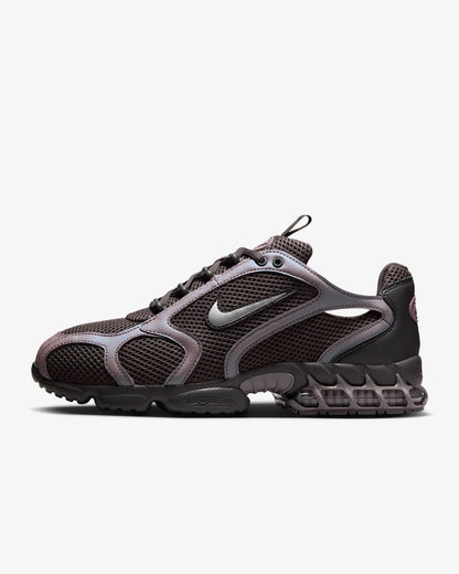 Nike Air Zoom Spiridon Cage 2 унисекс ниски ежедневни обувки, спортни, износоустойчиви, сиви и червени лайфстайл обувки CJ1288-600