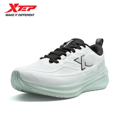 Xtep Running Shoes For Men 2025 Winter Trendy Shock Absorption Cushioning Non-Slip Comfortable Lace Up Sneakers 875419110045