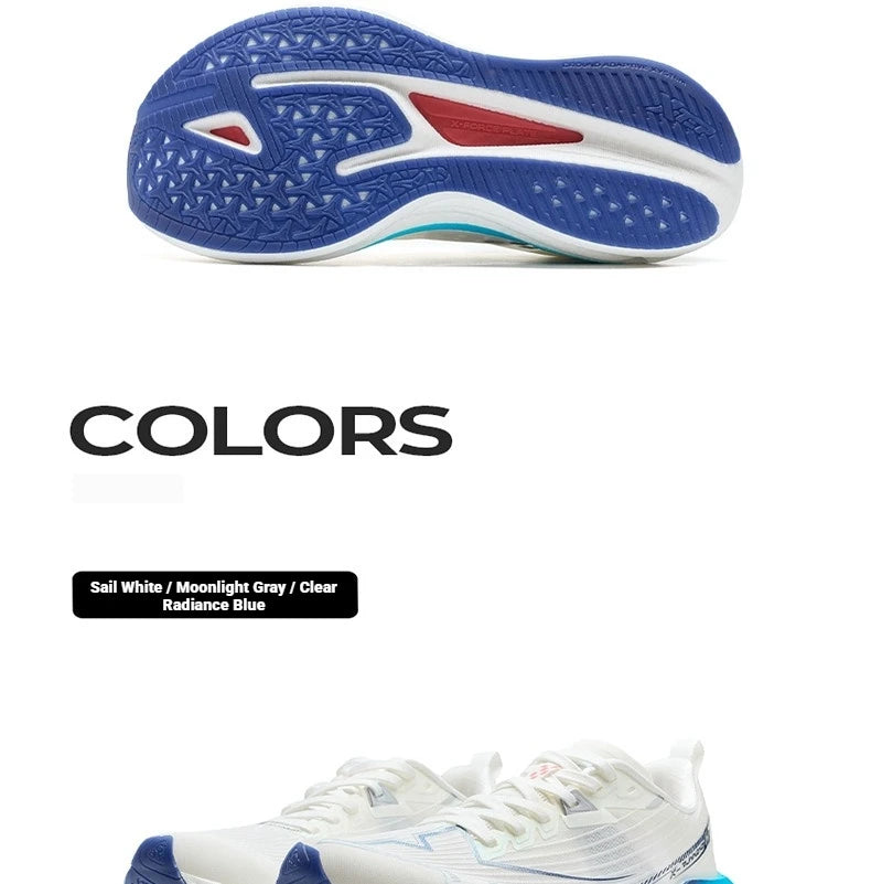 Xtep One Piece Modeling 5.0 Impact-Resistant Male‘s Combat Lightweight Quick-Drying Marathon Running Sneakers 874219110036