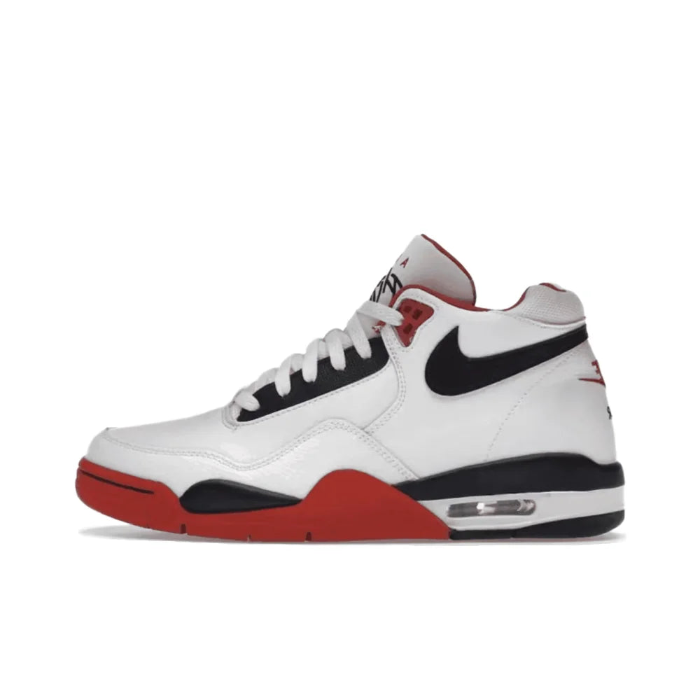 Buty do koszykówki Nike Flight Legacy Classic Style Mid-Top Retro, unisex, czerwono-białe, BQ4212-100