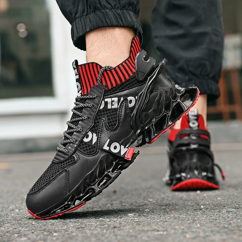 Chaussure Homme Chaussures de course respirantes pour hommes, baskets décontractées pour hommes, chaussures de tennis pour hommes, entraîneur de course, mocassins à la mode, luxe