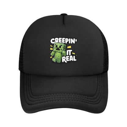 Unisex Creepers mob matricás Trucker sapka Hálós baseball sapka Snapback sapkák Kalapok Napellenző sapkák Légáteresztő golfsapkák Nyári