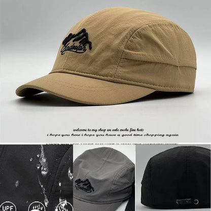 Nagy fejméretű, hátul zárt, 5 cm-es rövid karimájú baseball sapka férfiaknak, hálós, testre szabott sapkák, rugalmas, teljesen zárt sapkák, 56–60 cm, 61–65 cm