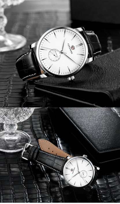 2024Famous Luxury Brand Men's Watches Mechanical Movement Leather Strap Automatic Self-winding Clock Male Big Dial Wrist Watches