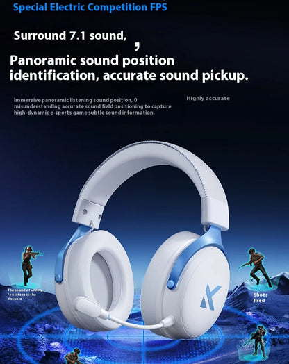 MCHOSE V9 Pro Wireless Bluetooth Headset with Tri-Mode Mic Noise Reduction Dynamic Sound And Low Delay Office And Gaming Gifts