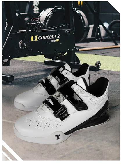 Professional Weightlifting Shoes Comfortable Indoor Squat Training Shoes Durable Anti Slip Weightlifting Hard Pull Sports Shoes