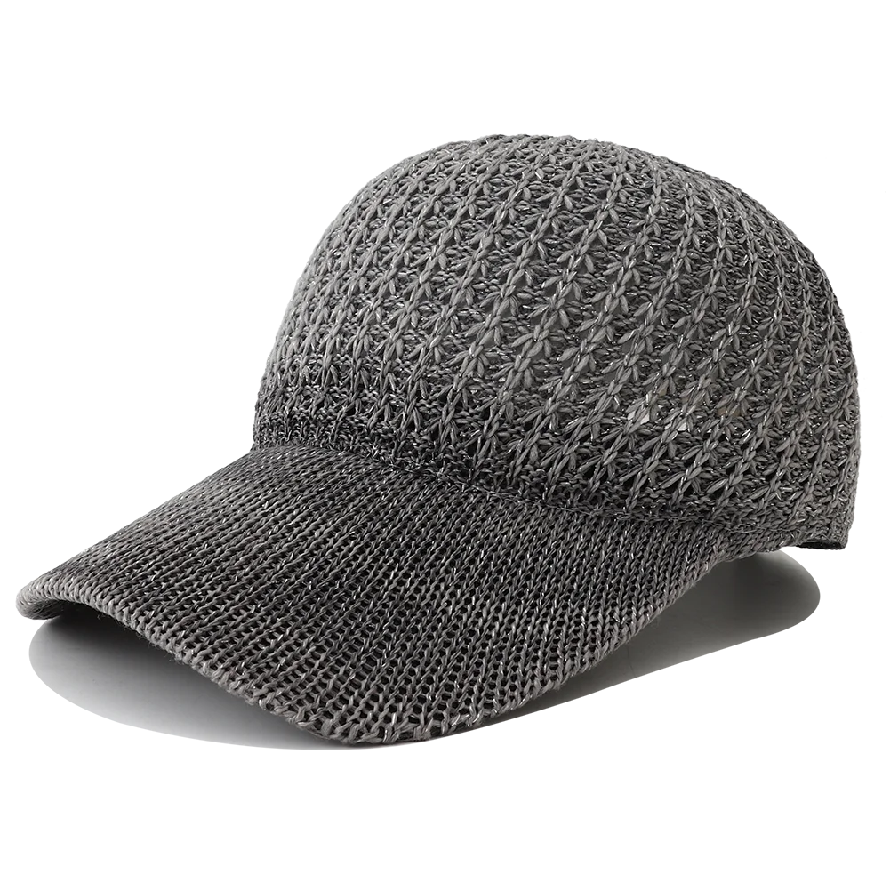2025 New Summer Breathable Mesh Baseball Cap Snapback Hat Outdoor Sport Sunscreen Trucker Hats For Women Men Sunhat
