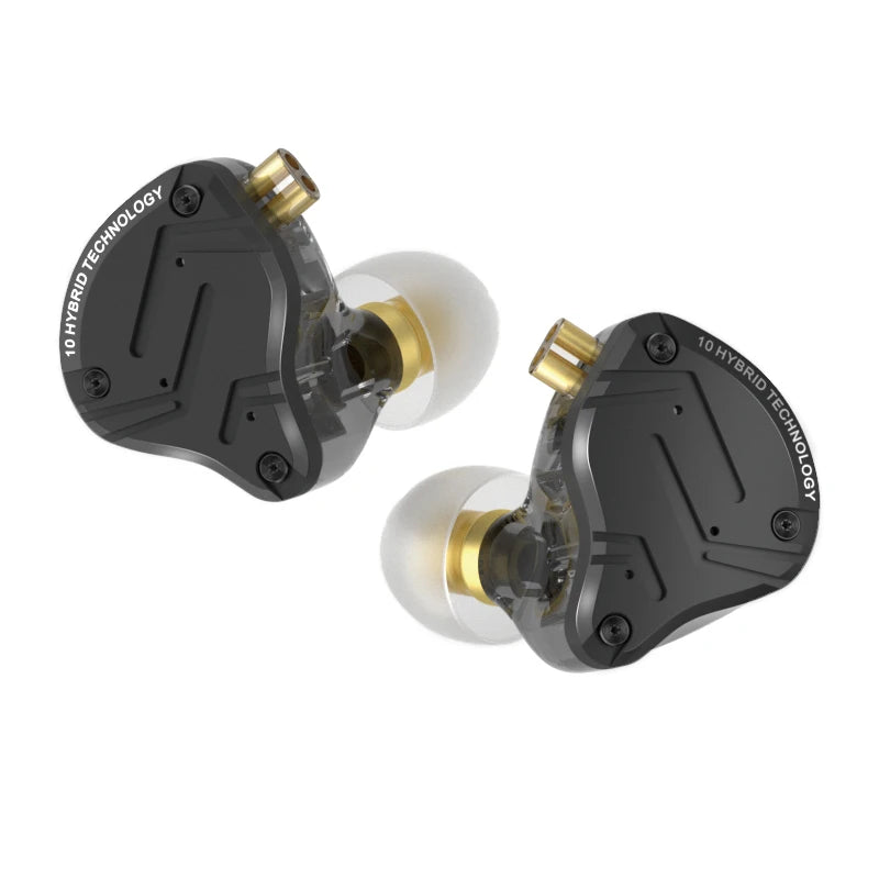 KZ ZS10 Pro X In-Ear Wired Earphones HiFi Bass Monitor Earbuds with Detachable Cable & Microphone