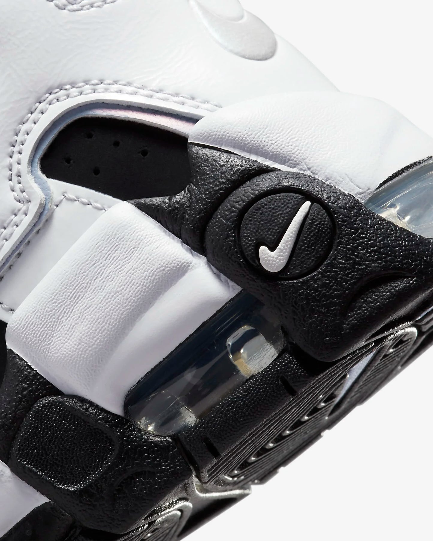 Nike Air More Uptempo leather, trendy, shock-absorbing mid-cut sneakers DQ6200-001