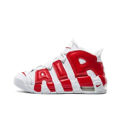 Nike Air More Uptempo leather, trendy, shock-absorbing mid-cut sneakers DQ6200-001