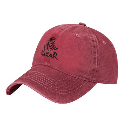 Vintage Racing Off Road D-Dakares Rally Baseball Caps Unisex Style Distressed Washed Sun Cap Travel Unstructured Soft Caps Hat