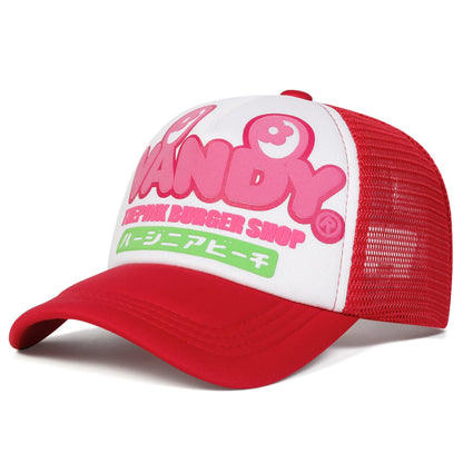Unisex VANDY betűs nyomtatású baseball sapkák Tavaszi-nyári szabadtéri állítható szabadidős sapkák „Dad Hat” napvédő sapka sport sapka
