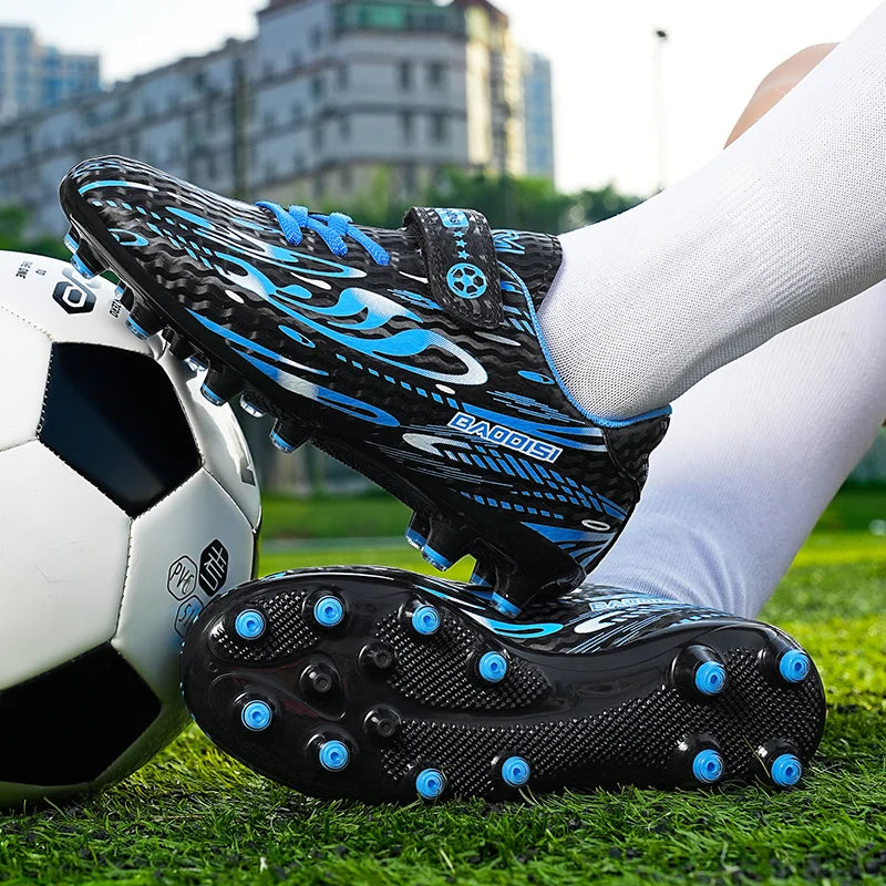 Chaussures de football pour hommes, chaussures de football professionnelles pour terrain en gazon, nouvelles chaussures de football résistantes, chaussures de football décontractées pour enfants, chaussures de football ant