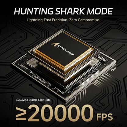 ATTACK SHARK R11 ULTRA 49g od karbonskih vlakana 8000Hz bežični gaming miš, 42000 DPI, 20000 FPS, PAW3950MAX, Nordic 52840 čip