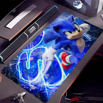 Keyboard Pad Padding Mat Anime Sonic The Hedgehog Mouse Mat Desk Mat With Pad Gaming Accessories Prime Gaming XXL