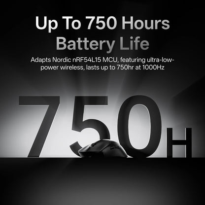 Rapoo VT7 MAX Wireless Gaming Mouse, True 8K Wireless Gaming Mouse, 53g Ultra-Lightweight, 30K DPI, 750-Hour Battery, Programmable Gaming Mouse