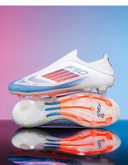 New Men's Football Boots Turf Comfortable Soccer Shoes Sport Fg Grass Cleats Futsal Non Slip Outdoor Adult Ultralight Non-Slip